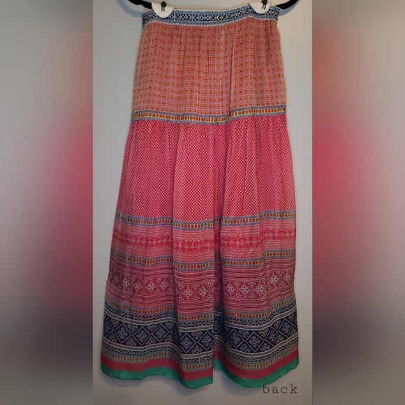 Anthropologie Tanvi Kedia Colorful Flowy Boho Maxi Skirt Womens Size Small NWT - Picture 8 of 12